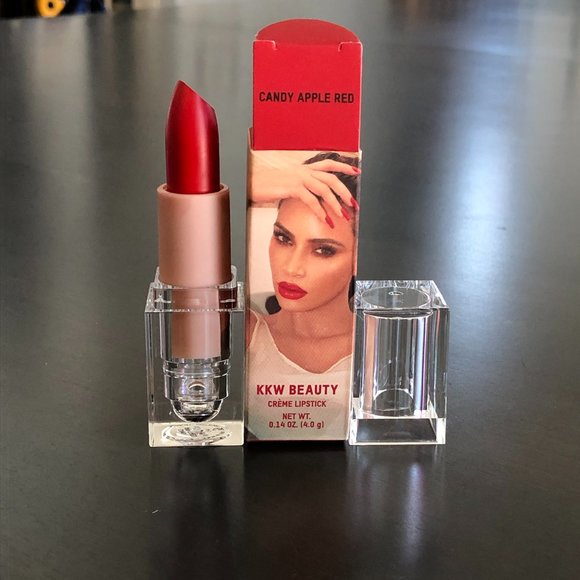 😍NWT KKW Candy Apple Red Creme Lipstick by KKW😍 - Picture 5 of 6